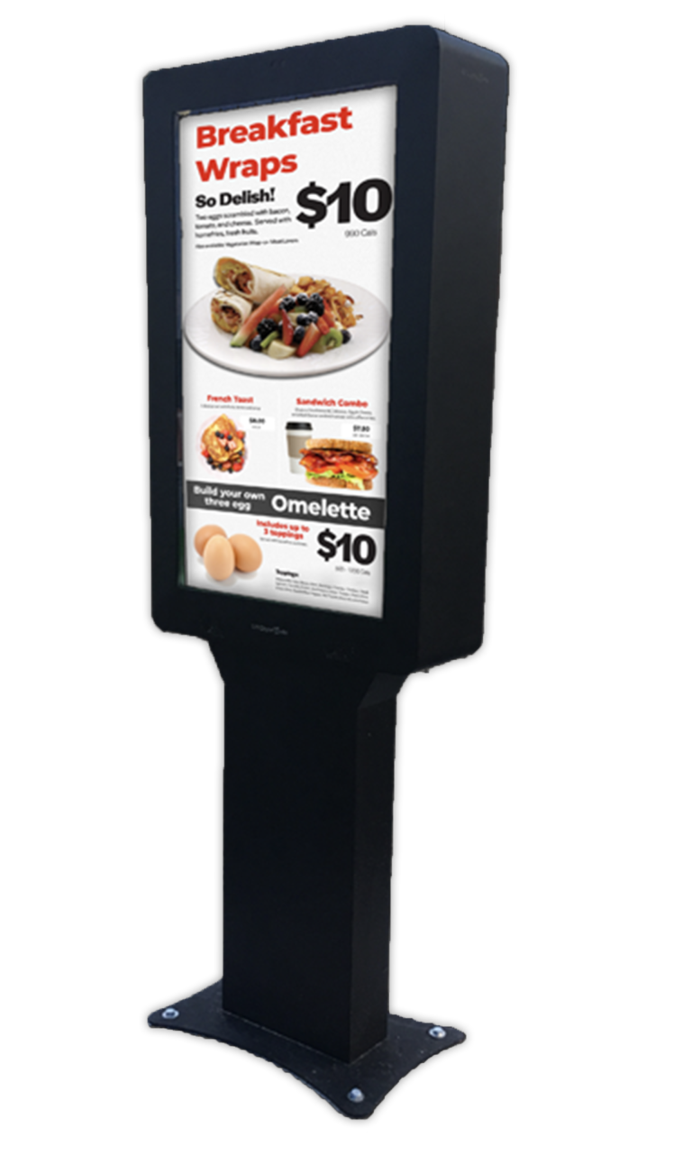 Outdoor Digital Menu Box Boards Plug And Play Utg Digital Media